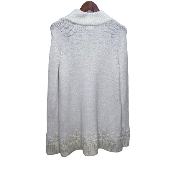 Anthropologie Sleeping On Snow Embroidered Mockneck Pullover Sweater Size XL - Picture 5 of 16